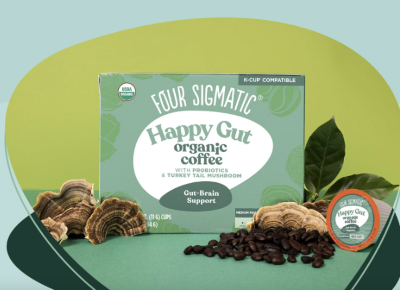 Four Sigmatic Happy Gut Organic Coffee Pods